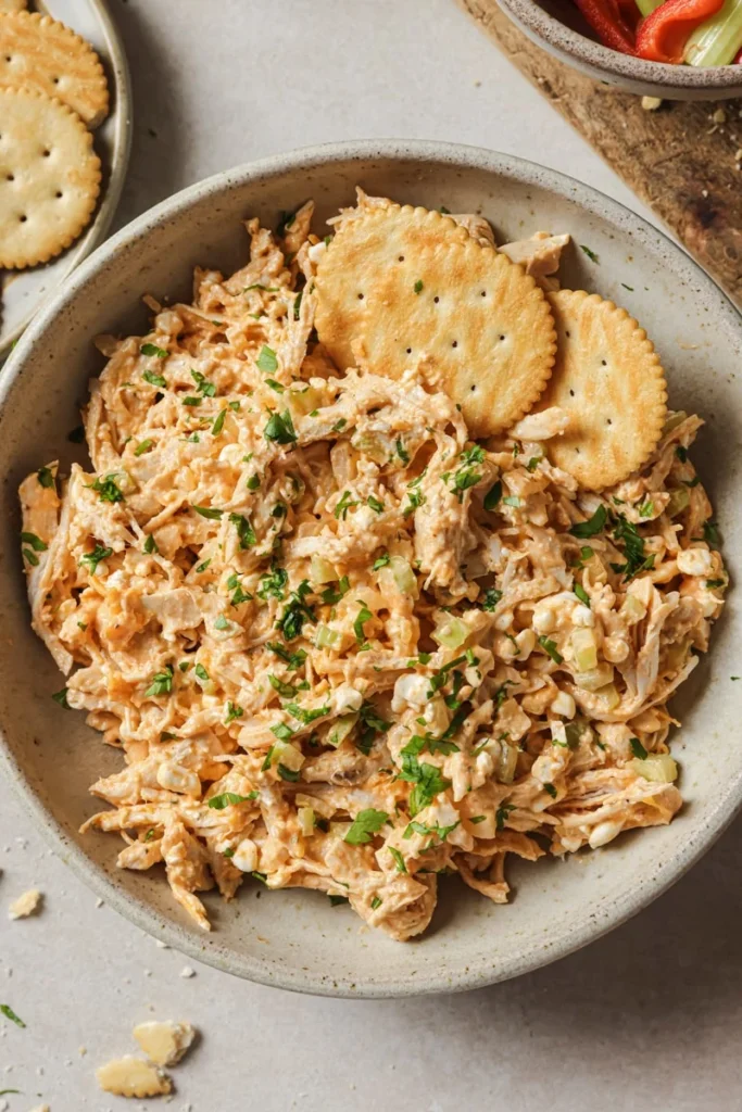 Buffalo Chicken Cottage Cheese Bowls