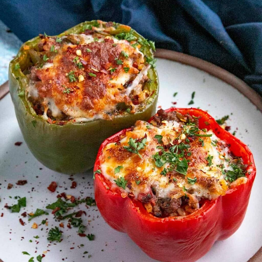 Chicken Fajita Stuffed Peppers