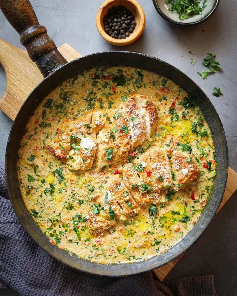 Creamy Tuscan Chicken with Spinach