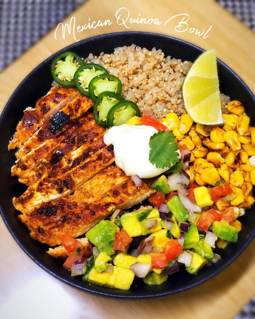 Grilled Lemon Herb Chicken Bowls