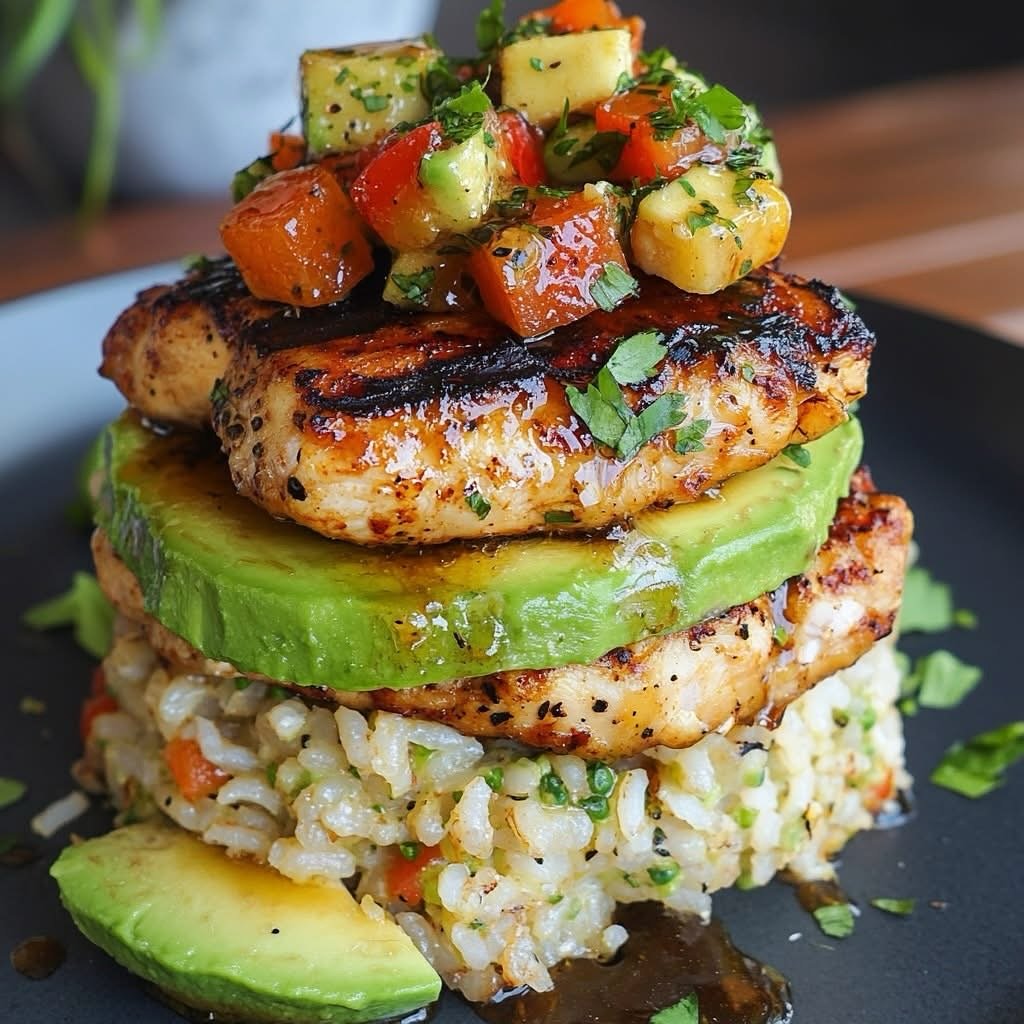 Honey Lime Chicken with Avocado Salsa
