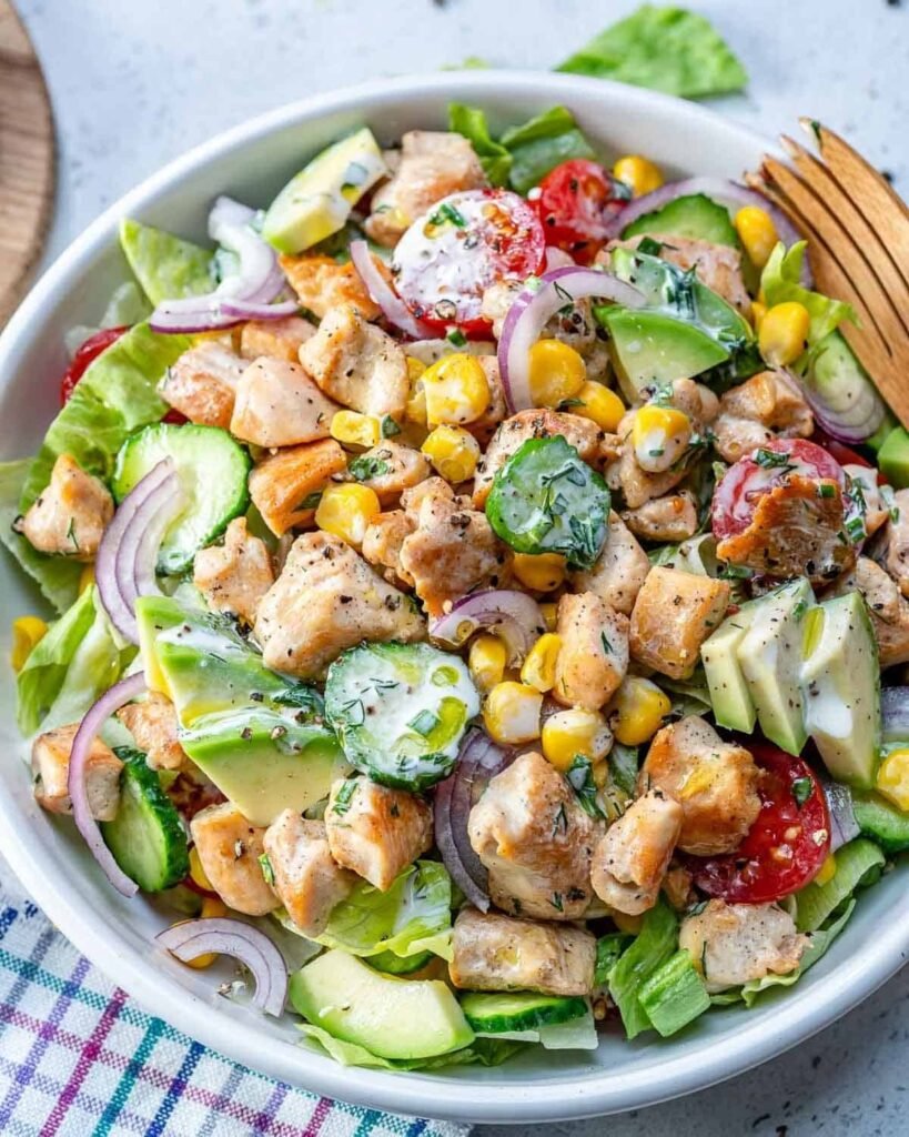 Ranch Chicken Cucumber Plates